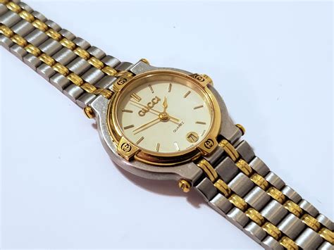 gucci yellow gold watch|vintage gold Gucci watch ladies.